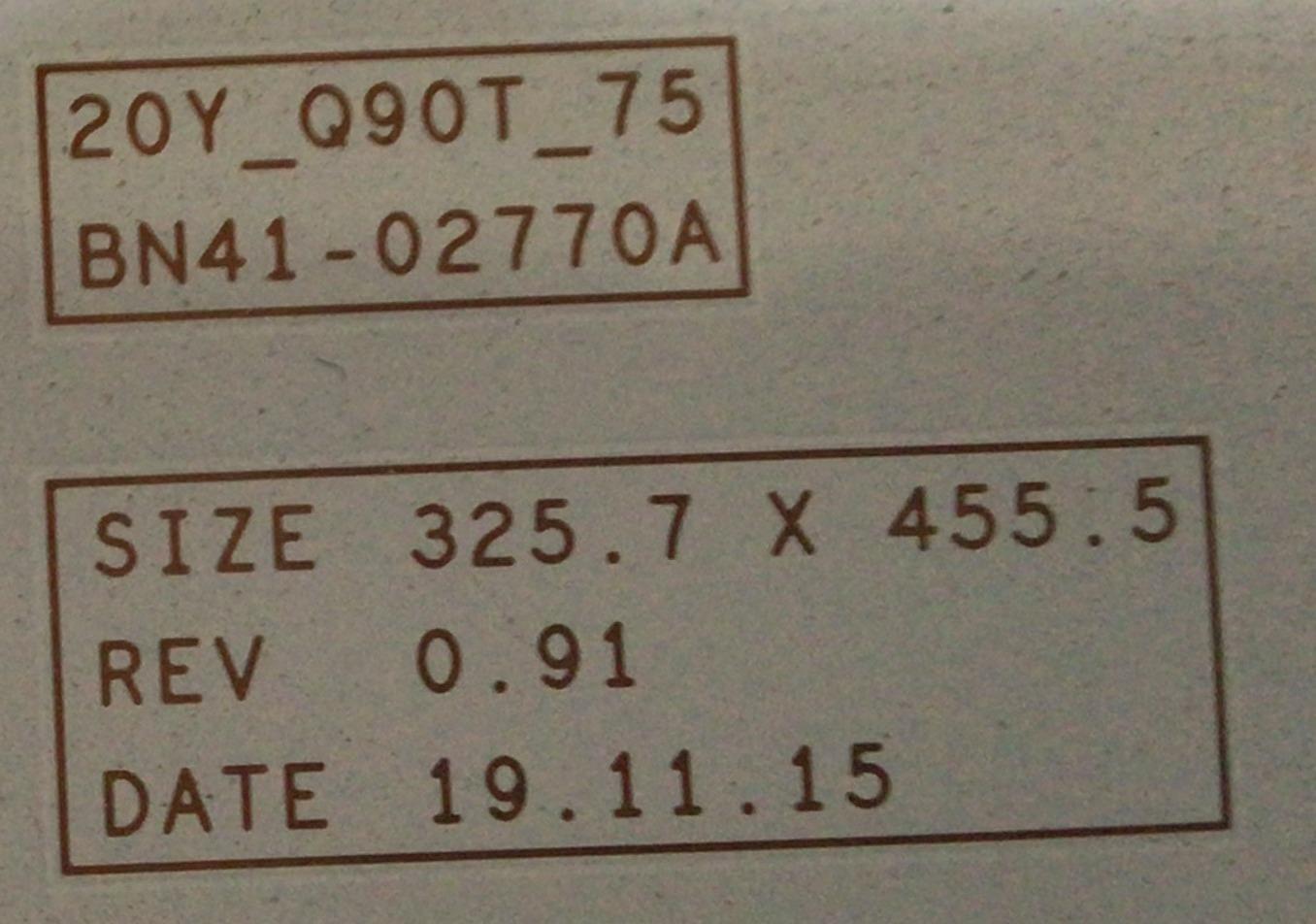 KIT DE LED'S PARA TV SAMSUNG ( 10 PZ ) / NUMERO DE PARTE BN41-02770A / BN97-16843A / 20Y_Q90T_75 / H92003140269 / BN9402770A / BN9716843A / PANEL CY-TT075FLAV5H / MODELO QN75Q90TAFXZA FC04 - Imagen 2